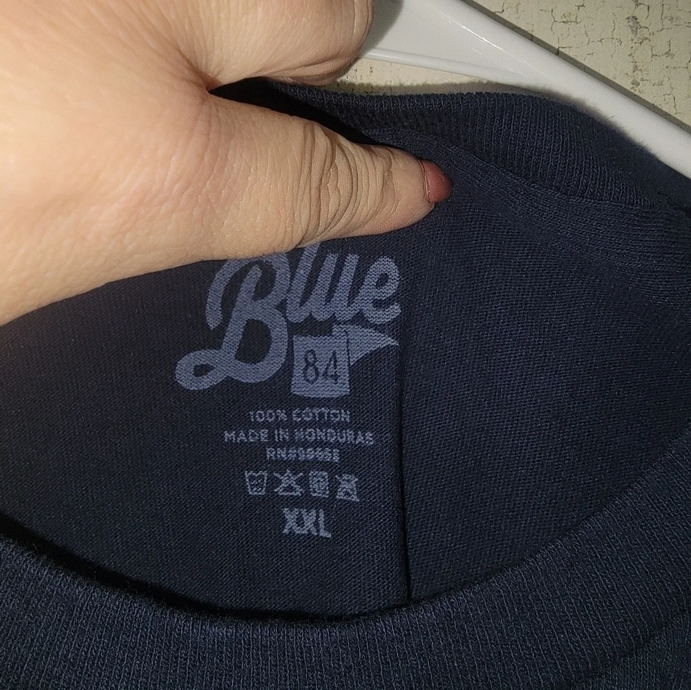 Blue 84 Mens Plus Size Michigan National Champions Tshirt - Picture 3 of 4
